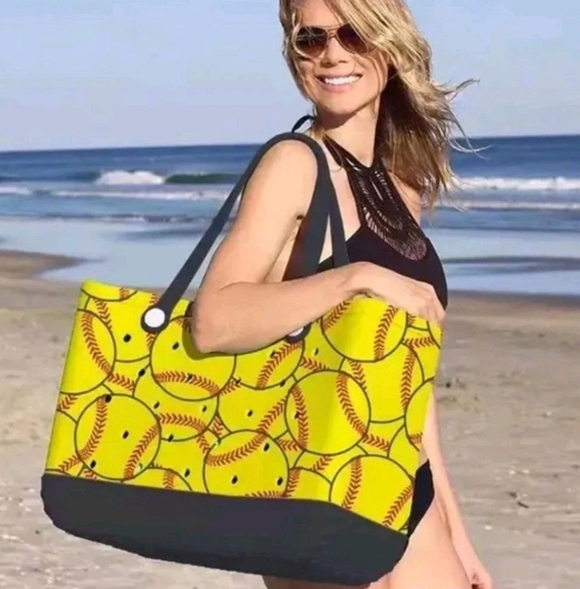 BOGG BAG Yellow and Blue Tote - Picture 5 of 5